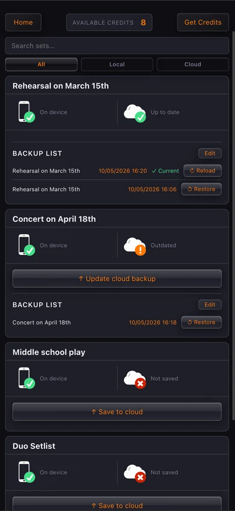 Cloud storage and sync